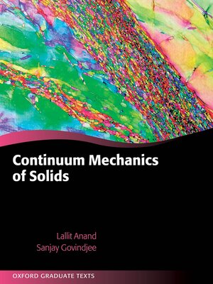 cover image of Continuum Mechanics of Solids